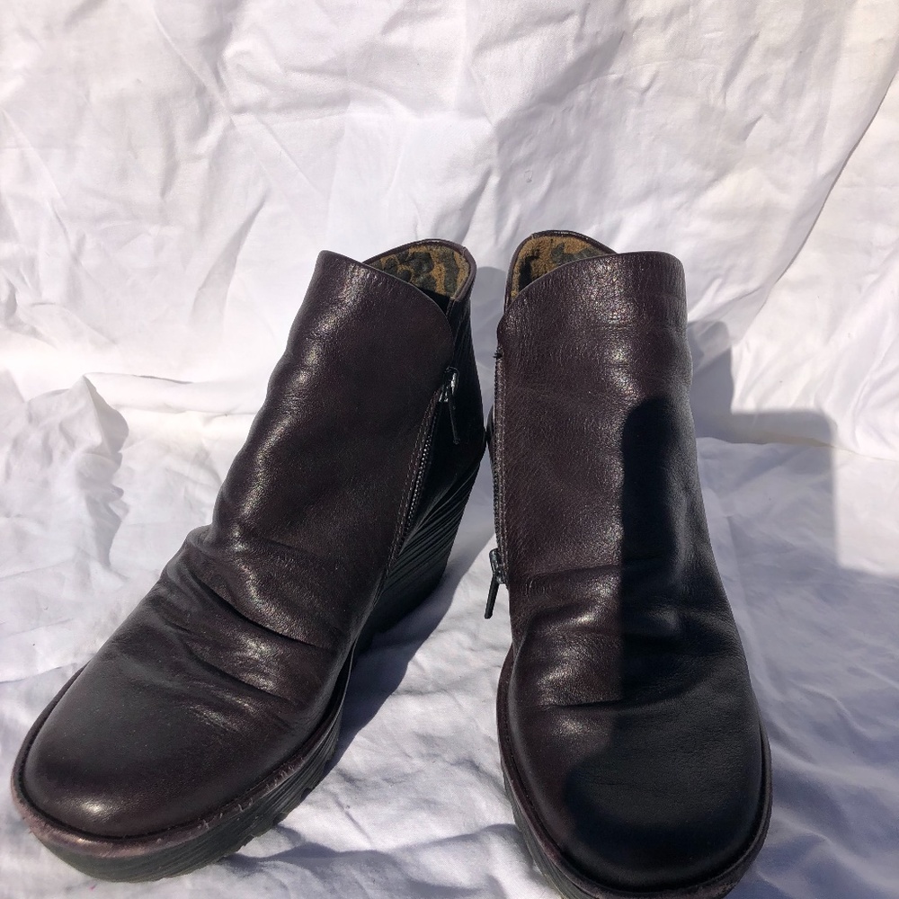 Fly London YIP Leather Ankle Boots